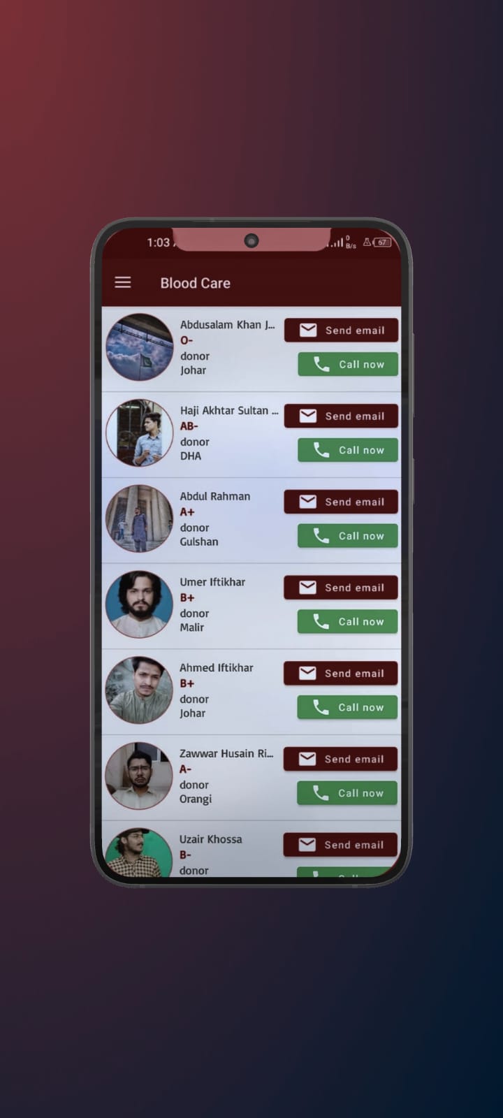 Blood Donation App