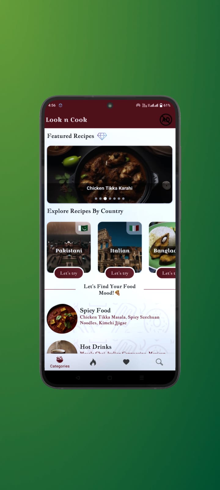 Recipes App